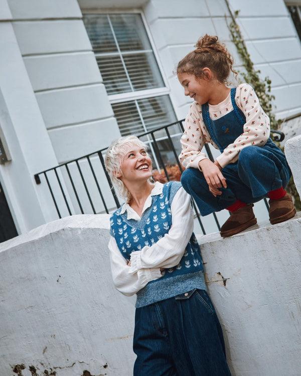 Rue Madam Vest Ida-carole Bleu