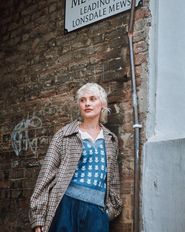 Rue Madam Vest Ida-carole Bleu