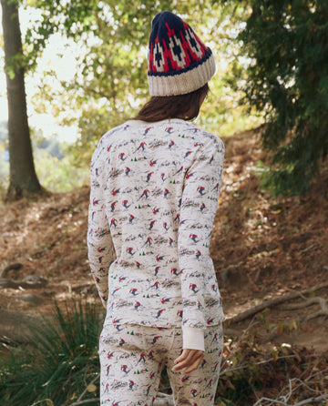 Rue Madam Sweatshirt Classic Crew The Slopeside-Print