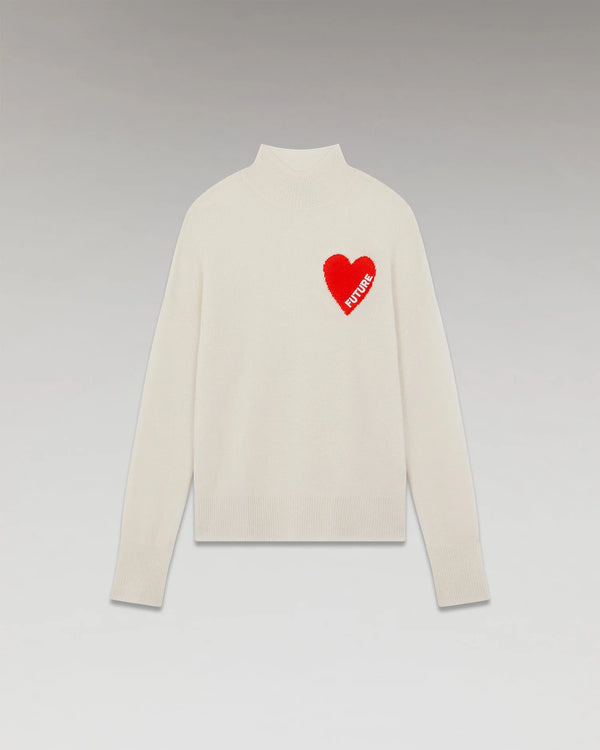 rue madam Turtleneck Knitted 2301wpm00746 9000-Ecru