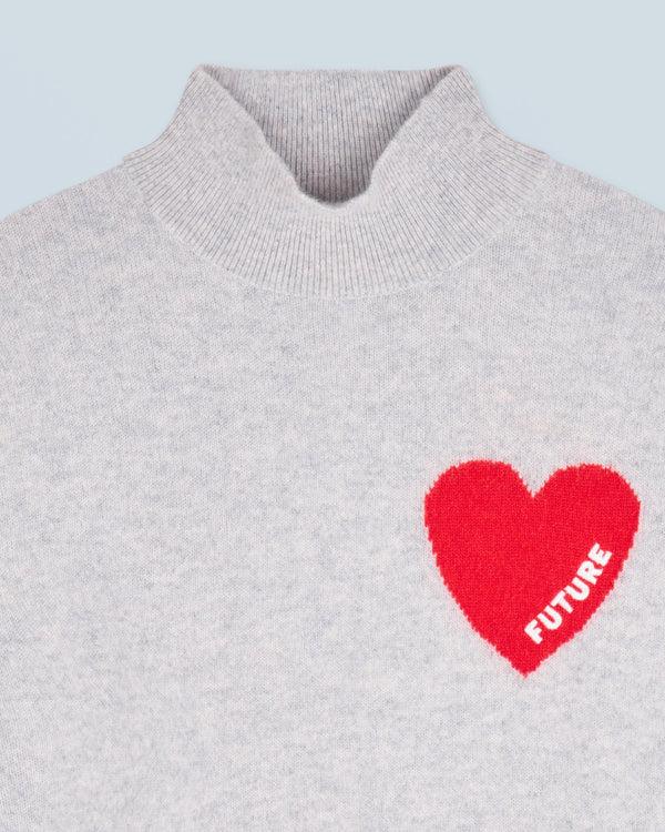 Rue Madam Turtleneck Knitted 2301wpm00746 Gris-Chine-Clair