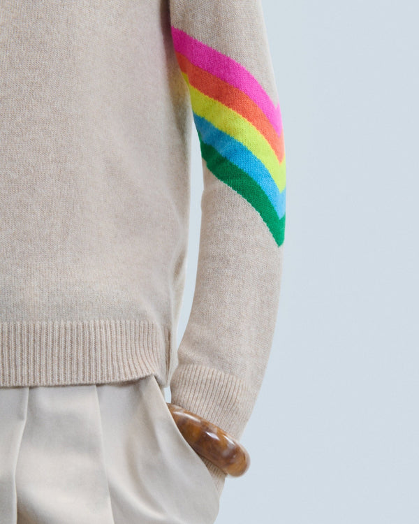 Rue Madam Turtleneck Knitted 2401wpm00499 Beige-Chine