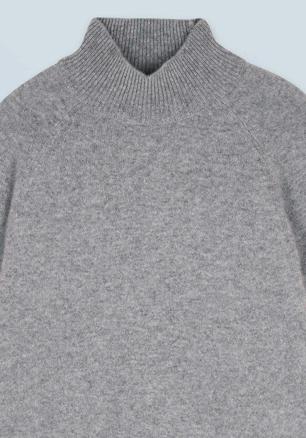 Rue Madam Turtleneck Knitted 2401wpm01306 Gris-Chine-Fonce-F
