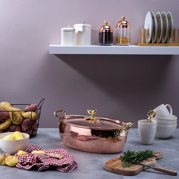 Ruffoni Oval Deep Roaster - 38CM