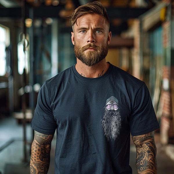 rum knuckles Beardy Man T-Shirt Rum Knuckles London