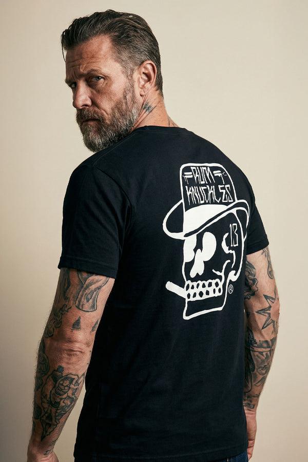 Rum Knuckles Rum Knuckles - Classic OG Skull T-Shirt - Black