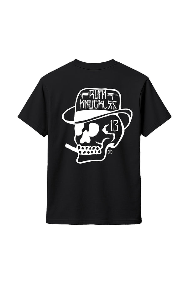 Rum Knuckles Rum Knuckles - Classic OG Skull T-Shirt - Black