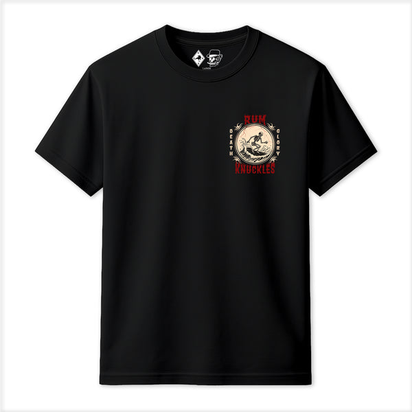 Rum Knuckles RUM KNUCKLES DEATH RIDER T-SHIRT Black
