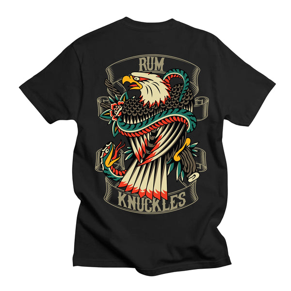 Rum Knuckles Eagle V Snake T-Shirt