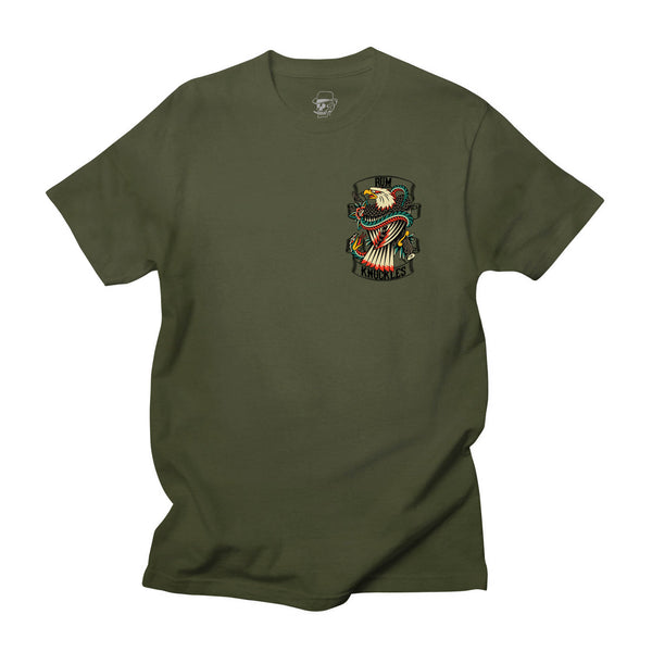 Rum Knuckles Eagle V Snake T-Shirt