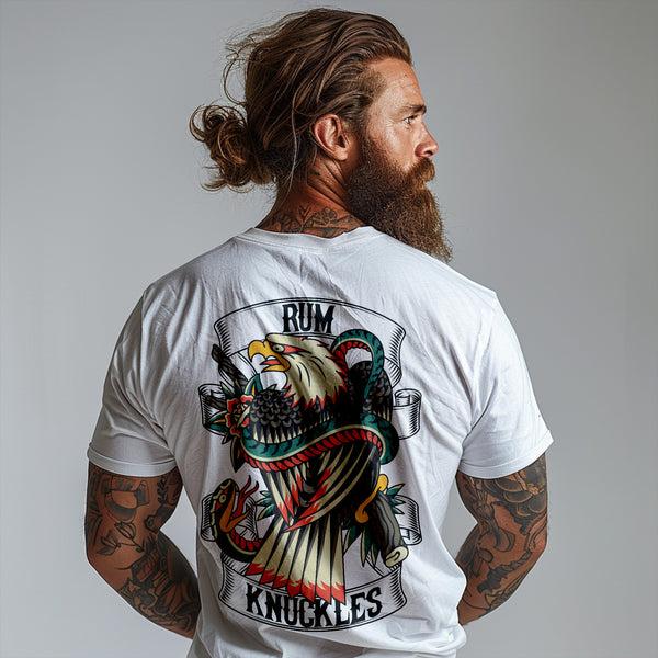 rum knuckles Eagle v Snake T-Shirt