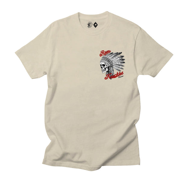 Rum Knuckles Indian Skull T-Shirt
