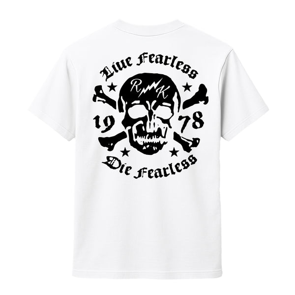 Rum Knuckles RUM KNUCKLES LIVE FEARLESS T-SHIRT White