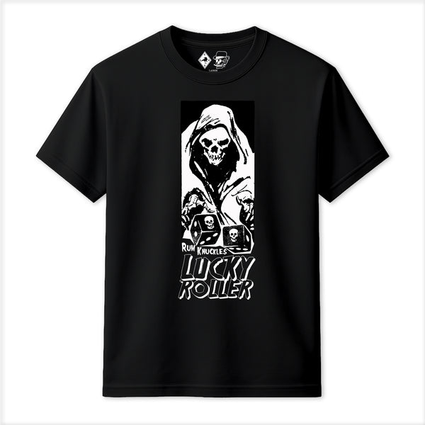 Rum Knuckles RUM KNUCKLES LUCKY ROLLER T-SHIRT Black