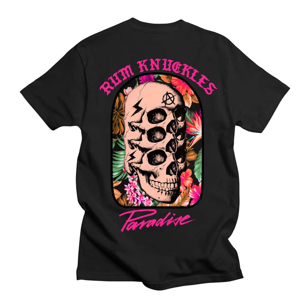 Rum Knuckles Paradise Skulls T-Shirt