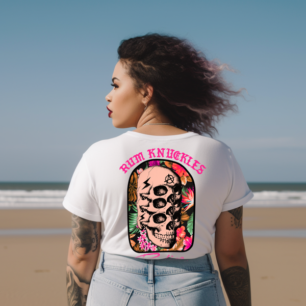 Rum Knuckles Paradise Skulls Women's T-Shirt