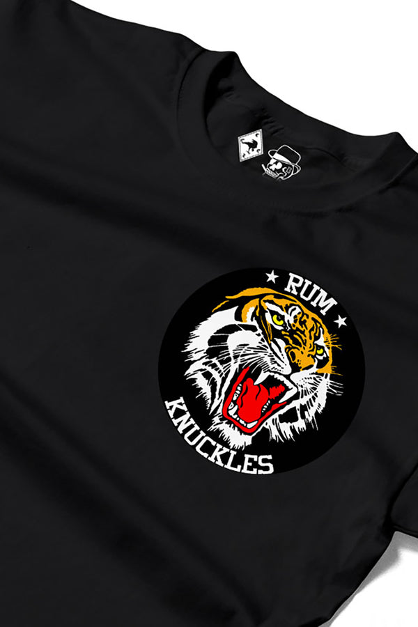 Rum Knuckles RK BANTAMS Tiger T-Shirt - Black