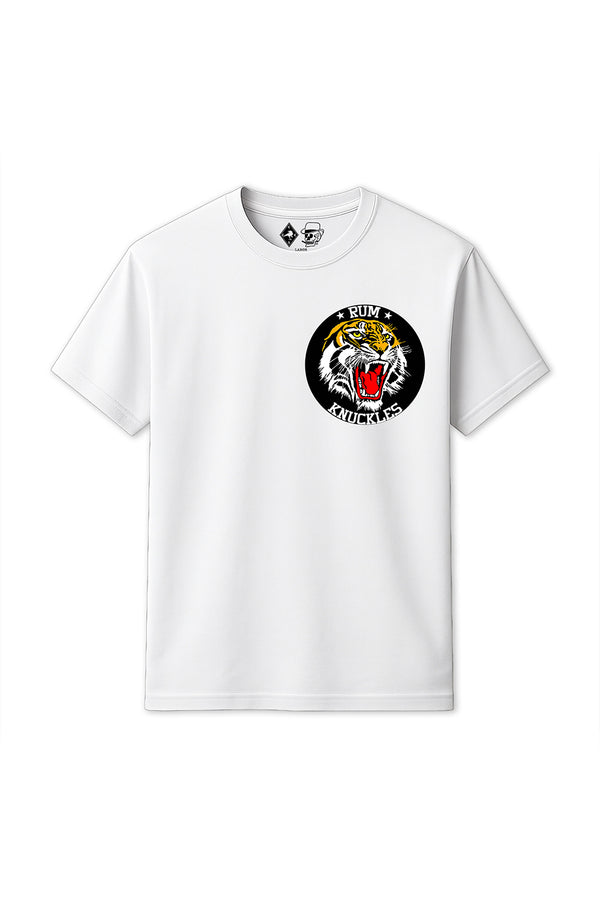 Rum Knuckles RK BANTAMS Tiger T-Shirt - White