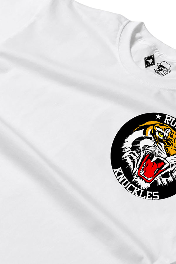 Rum Knuckles RK BANTAMS Tiger T-Shirt - White