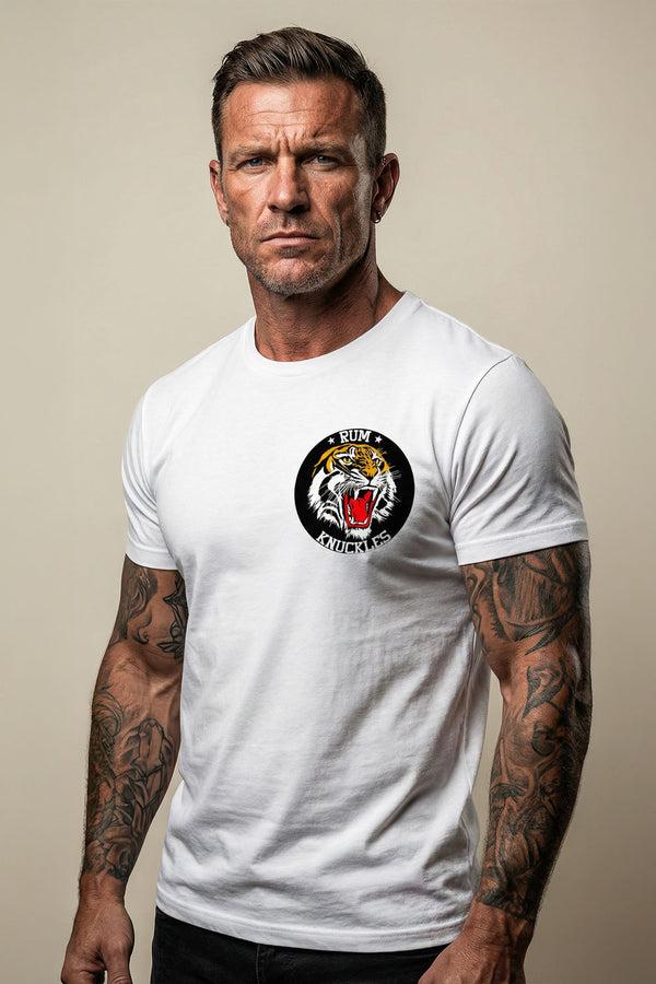 rum knuckles RK BANTAMS Tiger T-Shirt - White