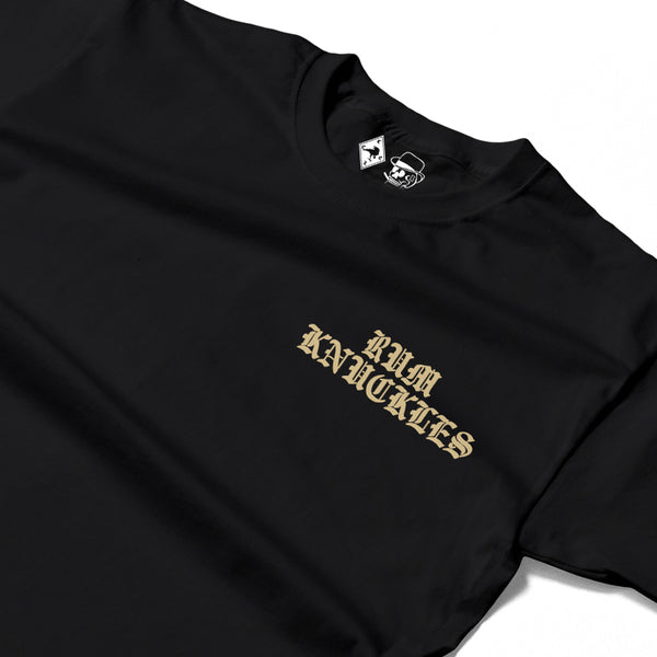 Rum Knuckles RUM KNUCKLES RK EAGLE BIKER T-SHIRT Black