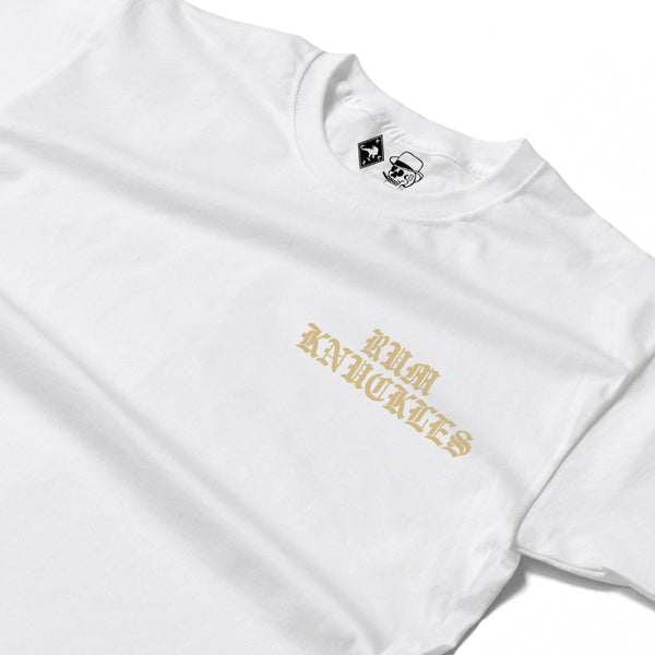 Rum Knuckles RUM KNUCKLES RK EAGLE BIKER T-SHIRT White