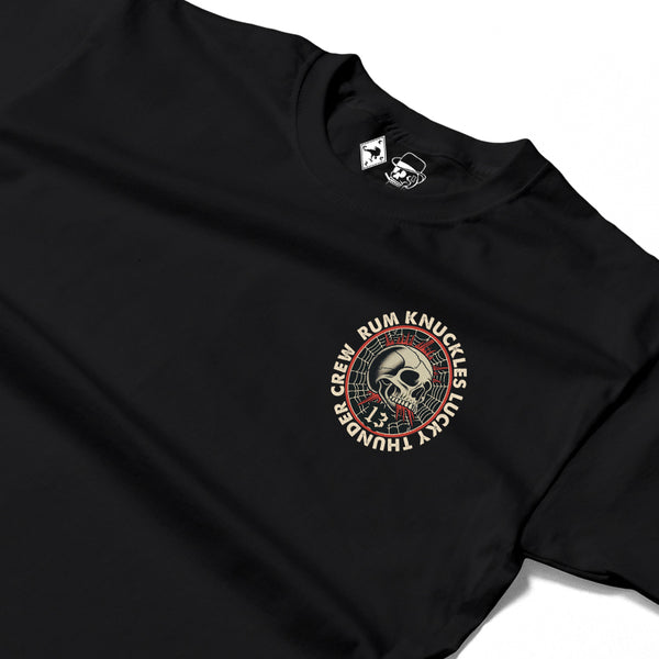 Rum Knuckles RUM KNUCKLES RK LUCKY THUNDER T-SHIRT Black Rum Knuckles London
