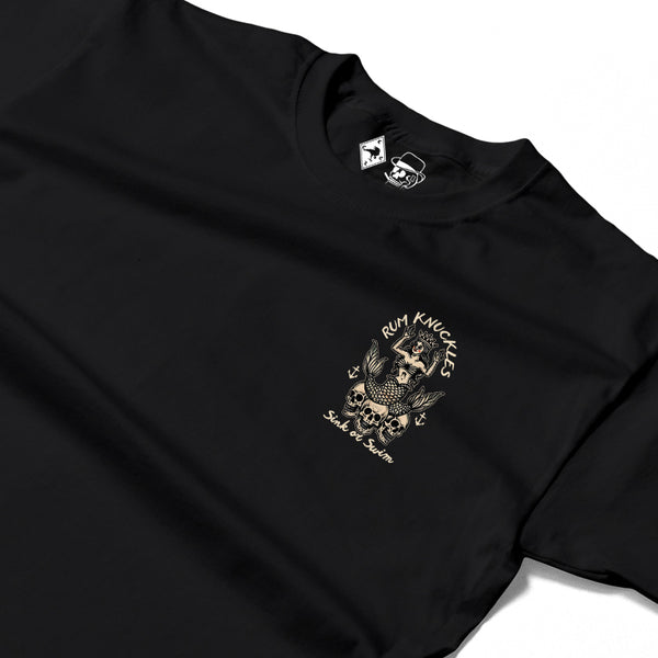 Rum Knuckles RUM KNUCKLES RK MERMAID T-SHIRT Black Rum Knuckles London