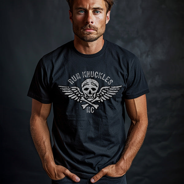 rum knuckles RK Moto Crew T-Shirt