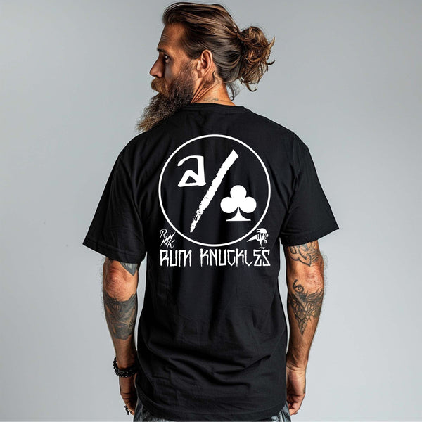 Rum Knuckles RUM KNUCKLES ACE CLUB T-SHIRT Black
