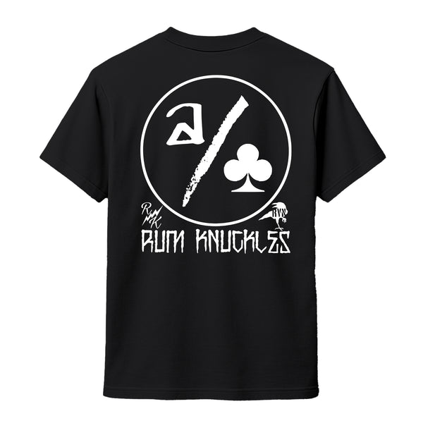 Rum Knuckles RUM KNUCKLES ACE CLUB T-SHIRT Black