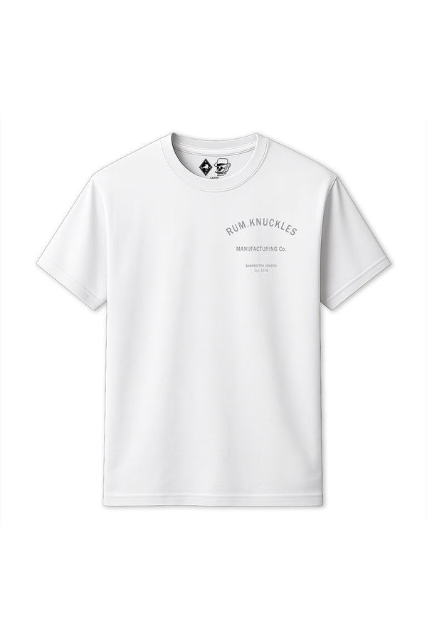 Rum Knuckles Rum Knuckles - MFG CO. T-Shirt - White