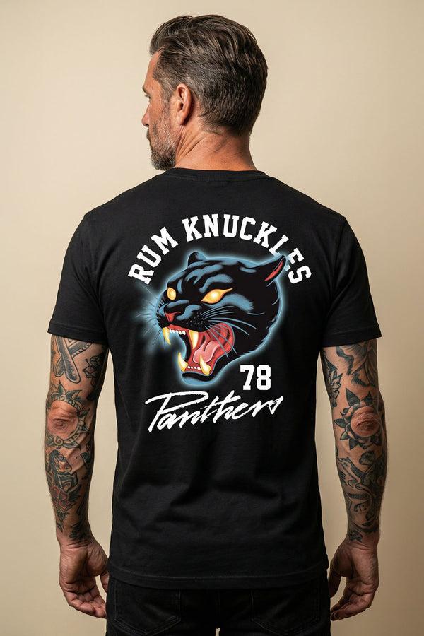 Rum Knuckles Rum Knuckles - Panther T-Shirt - Black