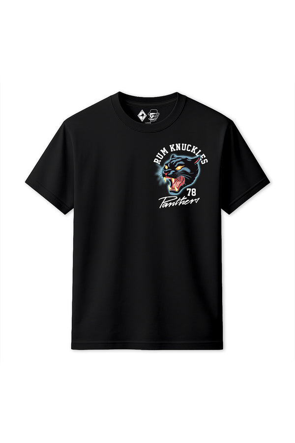 Rum Knuckles Rum Knuckles - Panther T-Shirt - Black