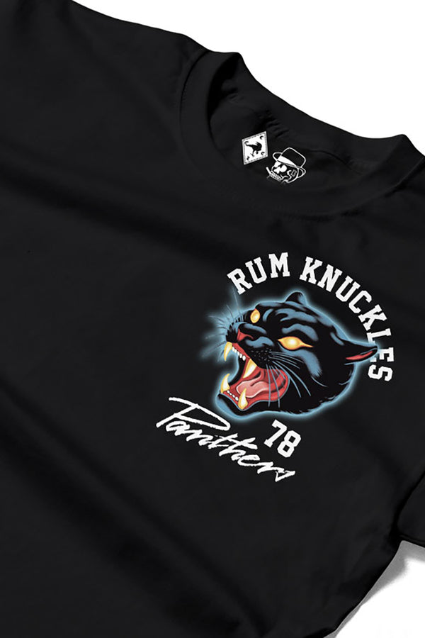Rum Knuckles Rum Knuckles - Panther T-Shirt - Black