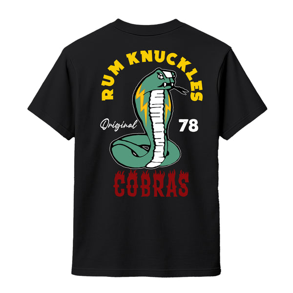 Rum Knuckles RUM KNUCKLES RK COBRAS T-SHIRT Black