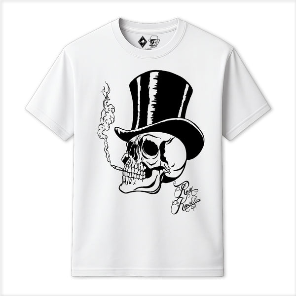Rum Knuckles RUM KNUCKLES TOPHAT T-SHIRT White