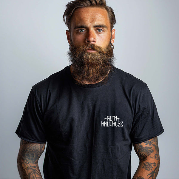 rum knuckles RUM KNUCKLES WEST COAST T-SHIRT Black