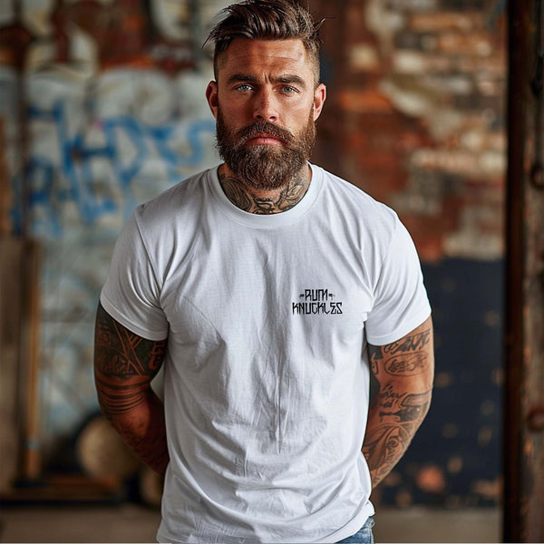 rum knuckles RUM KNUCKLES WEST COAST T-SHIRT White