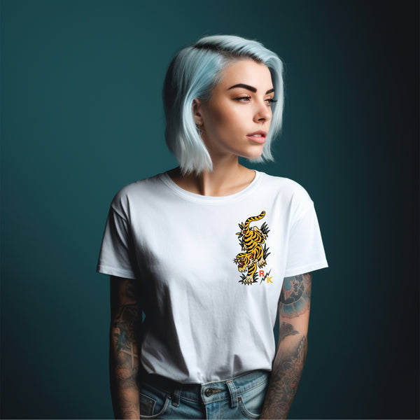 Rum Knuckles Tattoo Tiger Women's T-Shirt