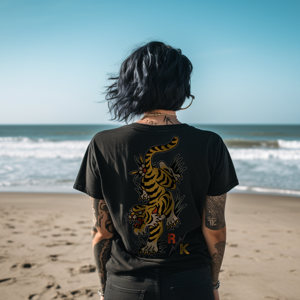 Rum Knuckles Tattoo Tiger Women's T-Shirt