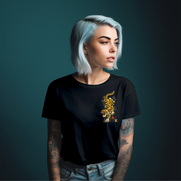 Rum Knuckles Tattoo Tiger Women's T-Shirt