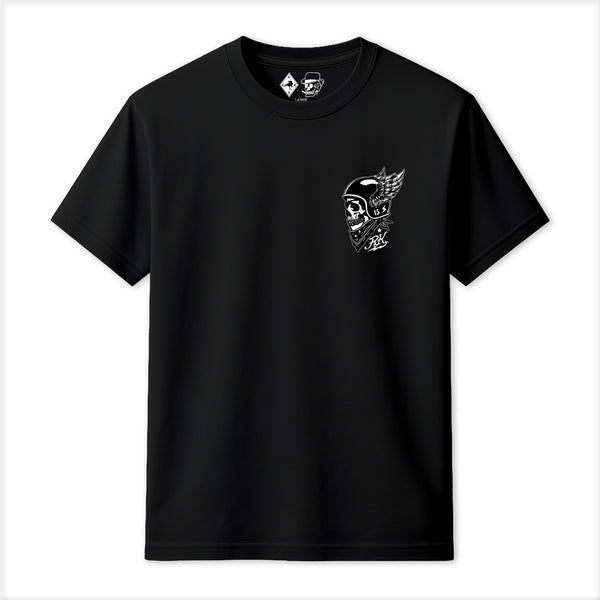 Rum Knuckles RUM KNUCKLES WINGED BIKER T-SHIRT Black Rum Knuckles London