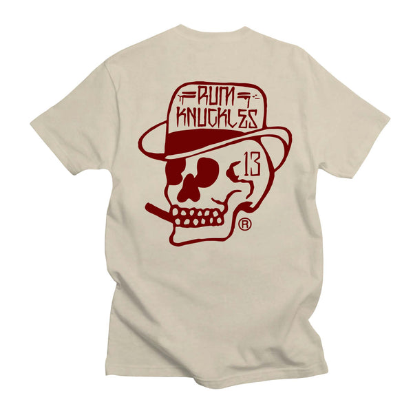 rum Knuckles Smokin Skull T-Shirt Rum Knuckles London
