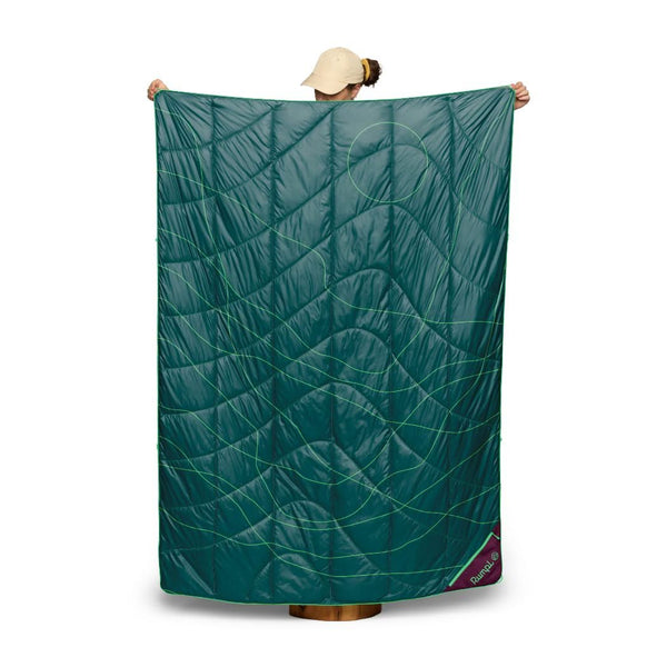 Rumpl Backcountry Puffy Blanket Trace Valley Moss