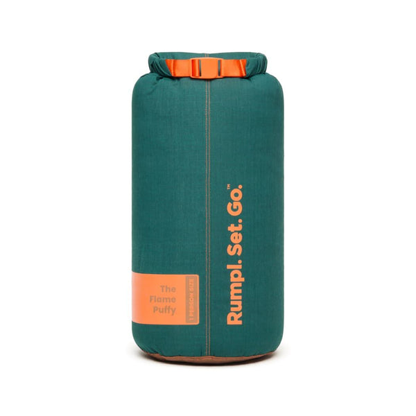 Rumpl Flame Puffy Blanket Hot Moss