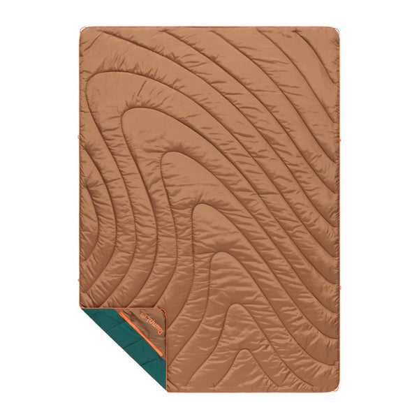 rumpl Flame Puffy Blanket Hot Moss