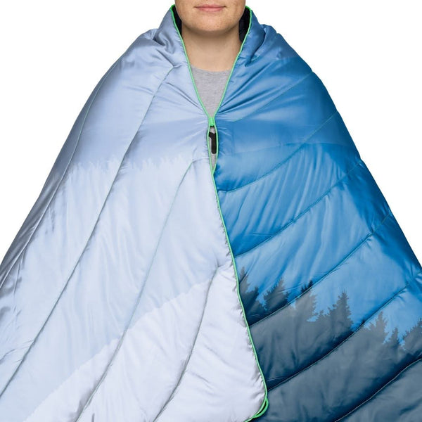 Rumpl Original Puffy Blanket Blue Ridge Fade