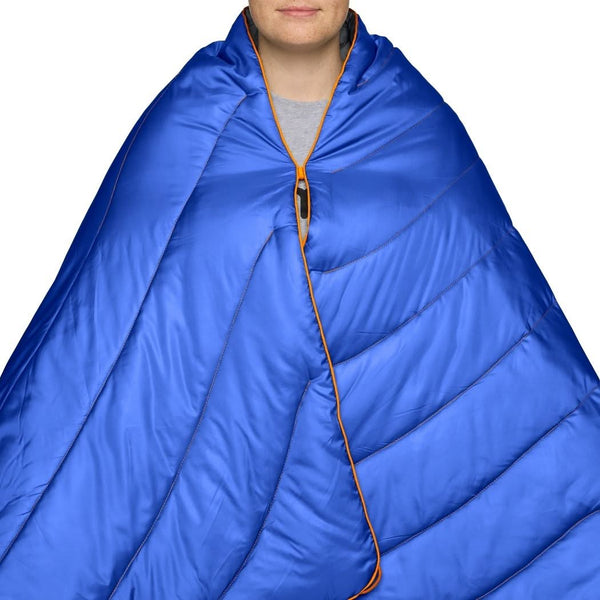 Rumpl Original Puffy Blanket Burning Blue