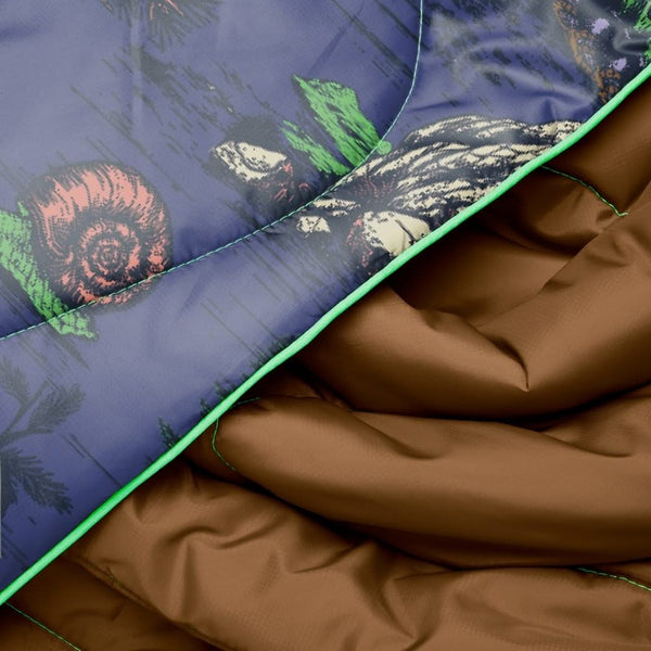 Rumpl Original Puffy Blanket Forest Floor